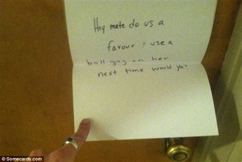 Hilarious Notes Pleading With Neighbours To Keep It Down During Sex Daily Mail Online