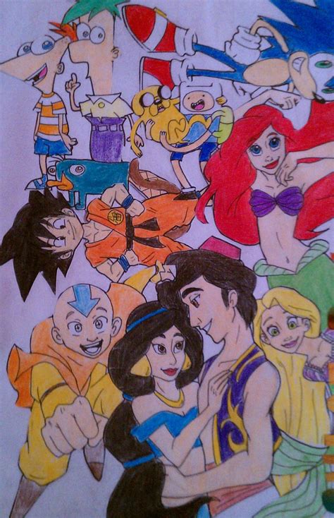 Cartoon Mashup By Chloisssx3 On Deviantart