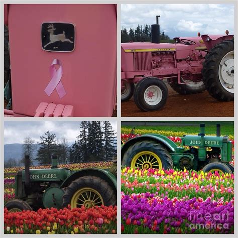 Pink John Deere Tractor