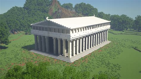 Greekroman Temple Build Miq3 Minecraft Map