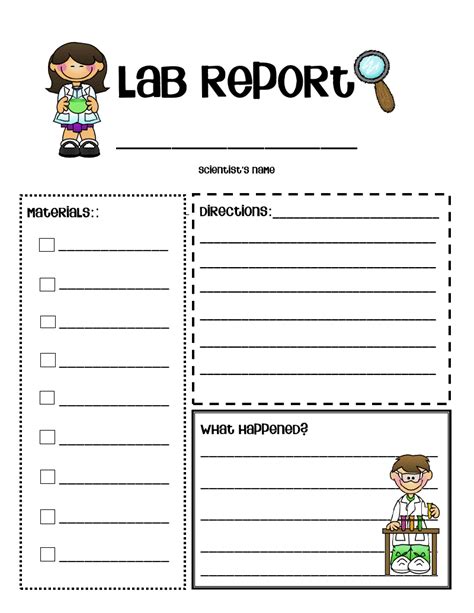 Super Scientist Worksheet Answer Key