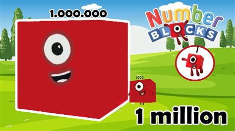 Numberblocks 1 To 1000000 One Million Learn Counting With Numberblocks