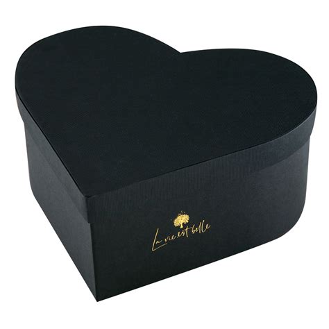 Cardboard Covered Heart Box D400h155 Mytbox