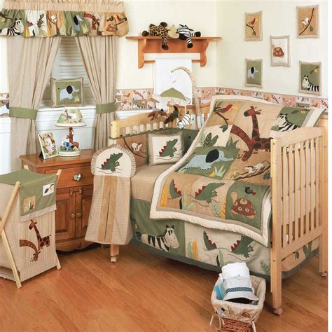 Browse fresh and unique baby boy crib bedding! Zoo Unisex Nursery Theme | Safari baby room, Kids room ...