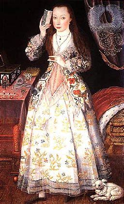Elizabeth Vernon Countess Of Southampton 1572 C 1655 Artist
