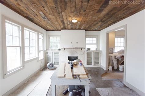 Rustic Wood Ceiling Ashley Gilbreath The Trim And