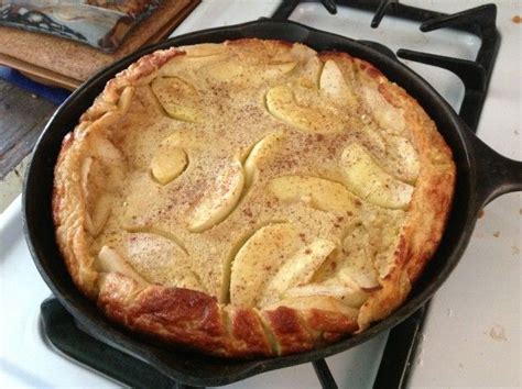 Baked Apple Pancake Recipe Baked Apple Pancake Baked Apples Food