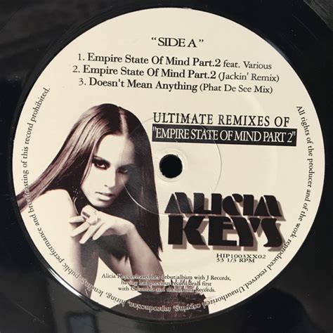 Empire State Of Mind Alicia Keys - Alicia Keys, Jay-Z - Ultimate Remixes Of "Empire State Of Mind" (Vinyl