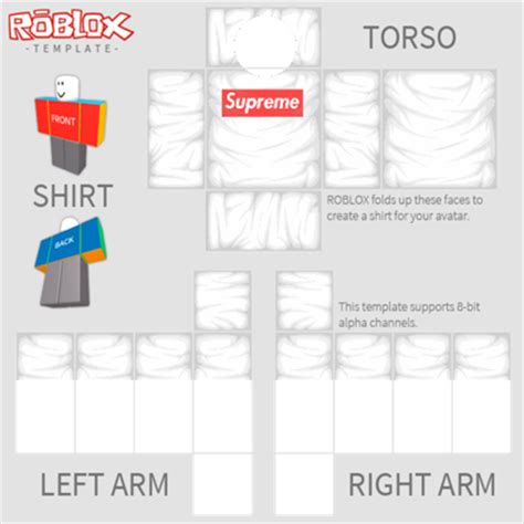 10342 Template Transparent Png Roblox Female Shading T Shirt Mockups