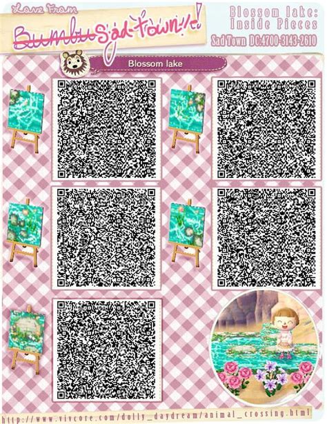 These are all popular times for boys to get spiffed up with a great. Blossom Lake Part 2 QR Codes | Animal crossing qr, Animal ...