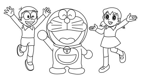 Cara Melukis Gambar Doraemon 2021 Gambar Sketsa Doraemon Berwarna