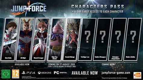 Jump Force Dlc Characters Majin Buu Good And Katsuki Bakugo Launch