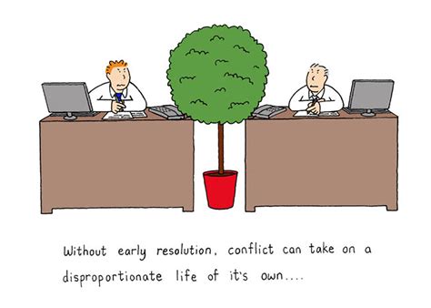 Conflict In The Workplace Cartoon Conflict Resolution How To