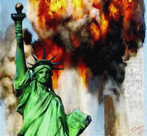 911 Never Forget Painting 911 Never Forget Fine Art Print