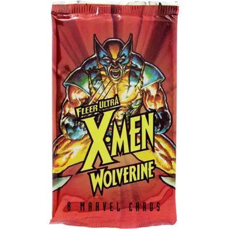 Marvel Fleer Ultra X Men Wolverine Trading Card Hobby Box 24 Packs Toywiz