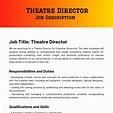 FREE Director Job Description Templates & Examples - Edit Online ...