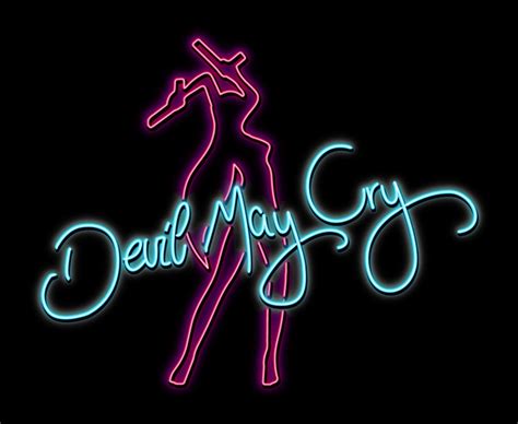 Devilmaycry Neon Digital Art By Gene Bradford