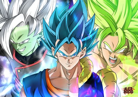 Maybe you would like to learn more about one of these? zamasu, vegetto, gogeta y broly by alexbocioart on DeviantArt