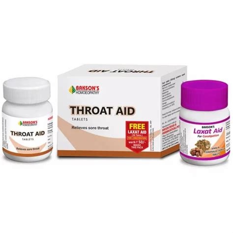 Baksons Throat Aid Tablet 75 Tablets Prescription At Rs 500bottle