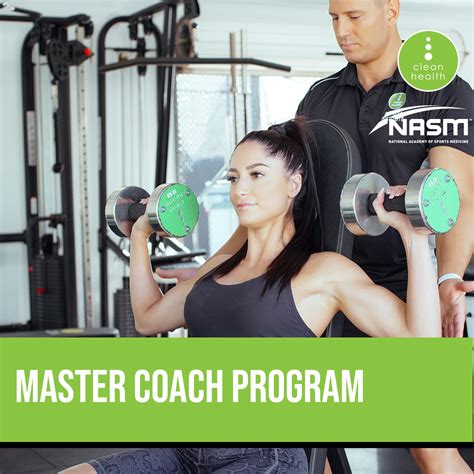 Nasm Master Coach Program Clean Health