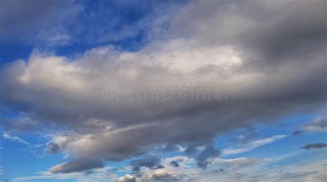 Beautiful Big Couldy With On Bluesky Around My House Stock Image