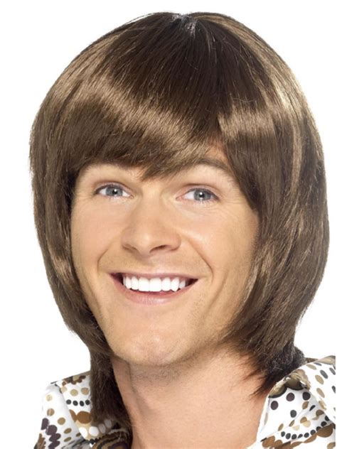 70s Heartthrob Brown Wig Super Party Wigs