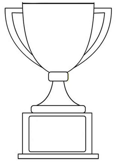 Printable Trophy Card Template