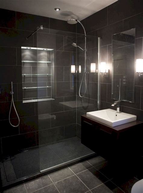 20 Black Bathroom Wall Tiles Decoomo