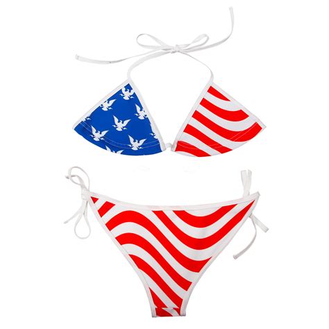 Legelő Átfogó Kirekesztés American Flag Bikini Refrén Bosszú Szándékosan