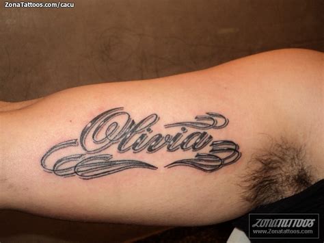 Descubre entre que estilos de letras para tatuajes puedes elegir. Tatuaje de Nombres, Letras, Olivia