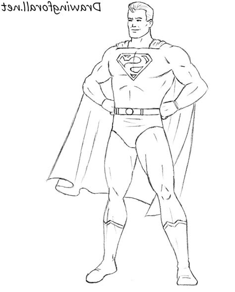 Superman Drawing Pictures At Getdrawings Free Download