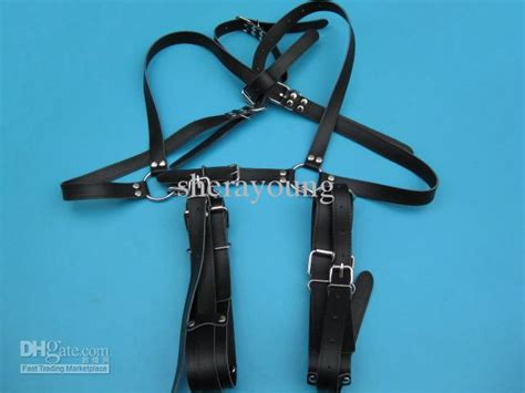 leather women m open leg belt cleft thigh slave sex thigh sling harness bondage restraint xly174