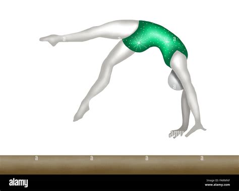 Gymnast Handstand Beam Balance Hi Res Stock Photography And Images Alamy