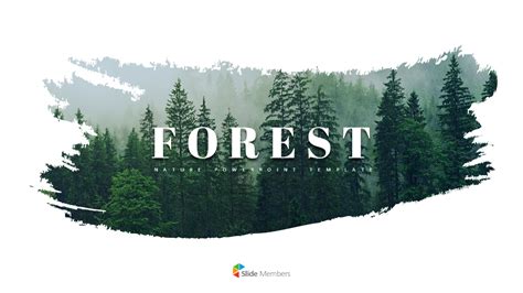 Forest Powerpoint Templates Multipurpose Design