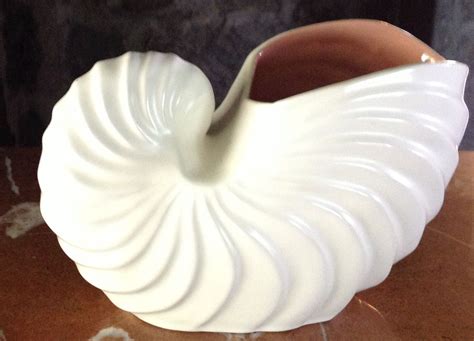 1050s Ceramic Sea Shell California Made Ceramics Ceramic Sculpture