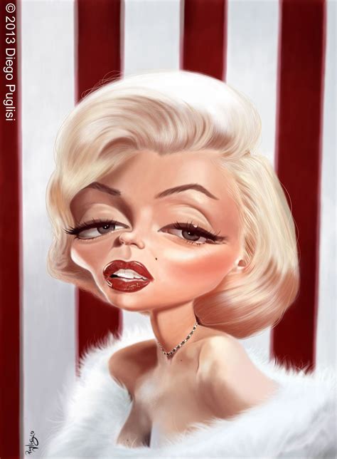 Caricatura De Marilyn Monroe Funny Caricatures Caricature Sketch Porn