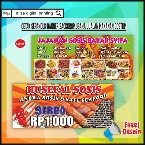 Aneka Snack Contoh Banner Makanan Ringan Crimealirik Page