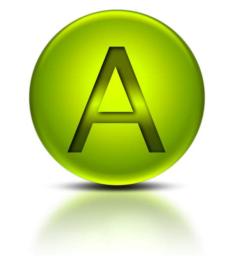 Letter A Icon Transparent Letter Apng Images And Vector Freeiconspng