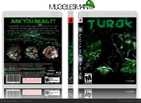 Turok Playstation Box Art Cover By Mugglesman