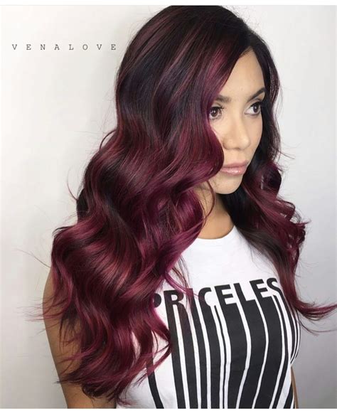 Pin By Christina Watt On Favorites In Hair Maroon Hair Burgundy Hair