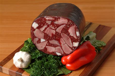 Blood Tongue Head Cheese Chicago Style Polish Sausage Deli Meats