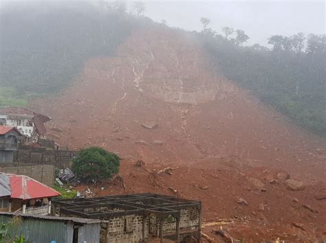 Sierra Leone Floods Kill Hundreds As Mudslides Bury Houses Bbc News