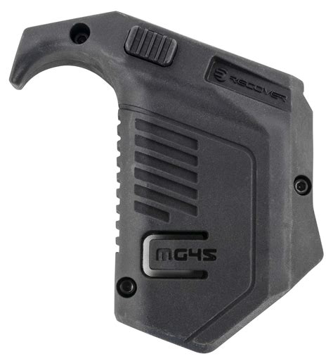 Recover Tactical Mg45 01 Angled Mag Pouch Black Polymer For Glock 10mm