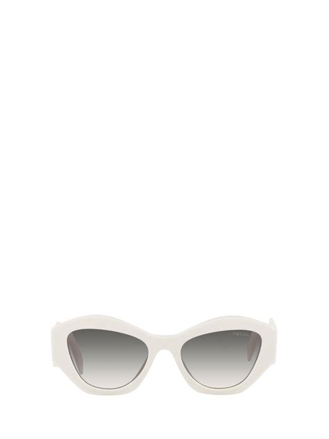 prada sunglasses pr 07ys 53 in white lyst