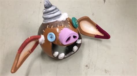 Links Breath Of The Wild Bokoblin Cosplay Helmet Process Youtube