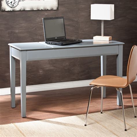 Rated 5 out of 5 stars. Holly & Martin Uphove Writing Desk - Cool Gray/Black ...