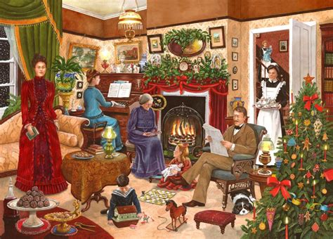 House Of Puzzles Christmas Past Tracy Hall Christmas Jigsaw