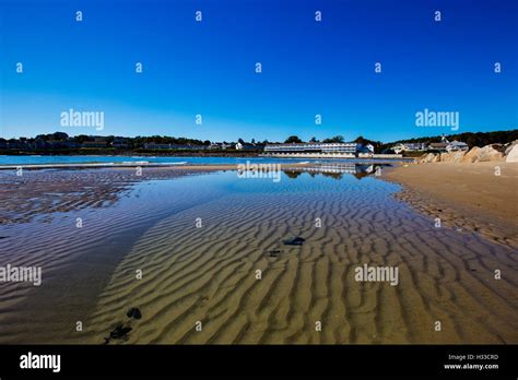 Ogunquit Beach In Maine Usa Stock Photo Alamy
