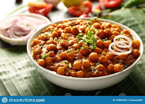 Delicious Channa Masala From Indian Cuisine Stock Image Image Of