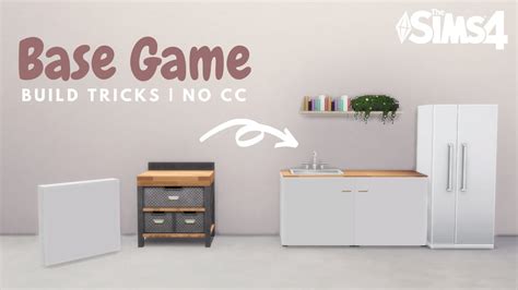 Base Game Build Ideas No Cc Or Mods The Sims 4 Building Tutorial